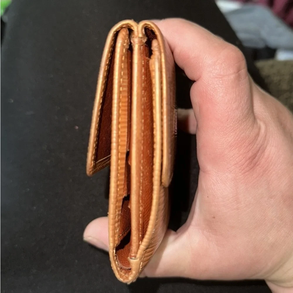 LOUIS VUITTON ELISE EPI ORANGE VINTAGE WALLET GUC